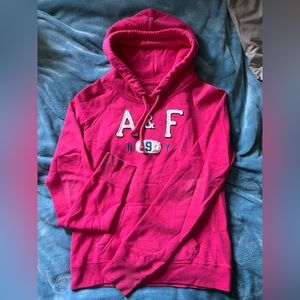Pink Abercrombie & fitch hoodie